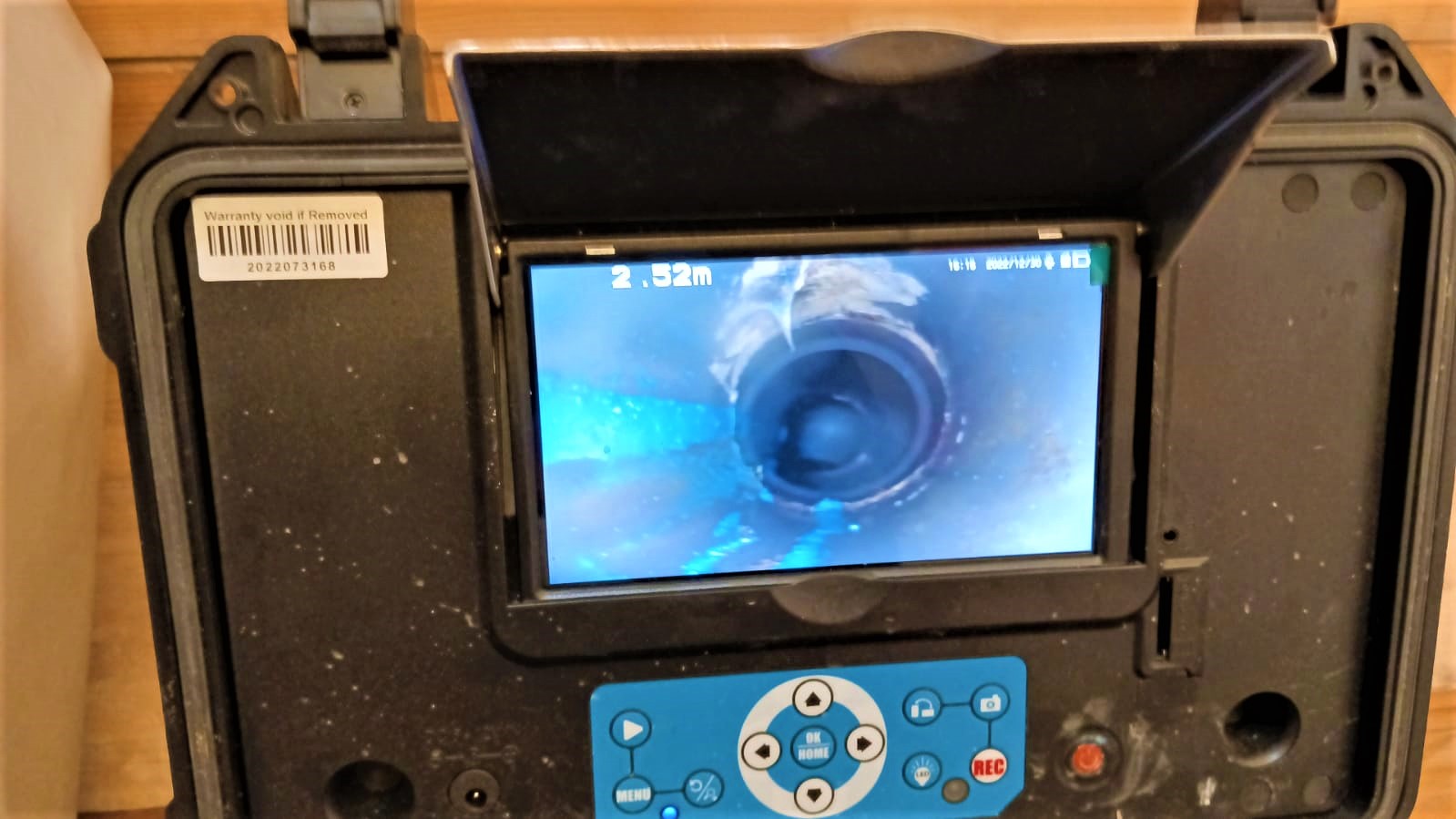 מצלמה תרמית עבור צילום מערכות ביוב - יוני אינסטלטור